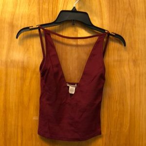 Spaghetti strap crop top